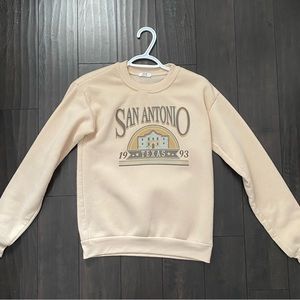 Ardene Cream-Biege Comfy/Warm Sweatshirt Size XS